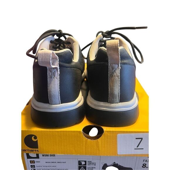 Carhartt woman’s force nano black composite toe work shoes 8.5M - Picture 5 of 7